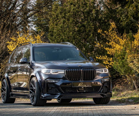 Das BMW X7 Lumma Long Tail Wallpaper 480x400