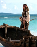 Fondo de pantalla Captain Jack Sparrow 128x160