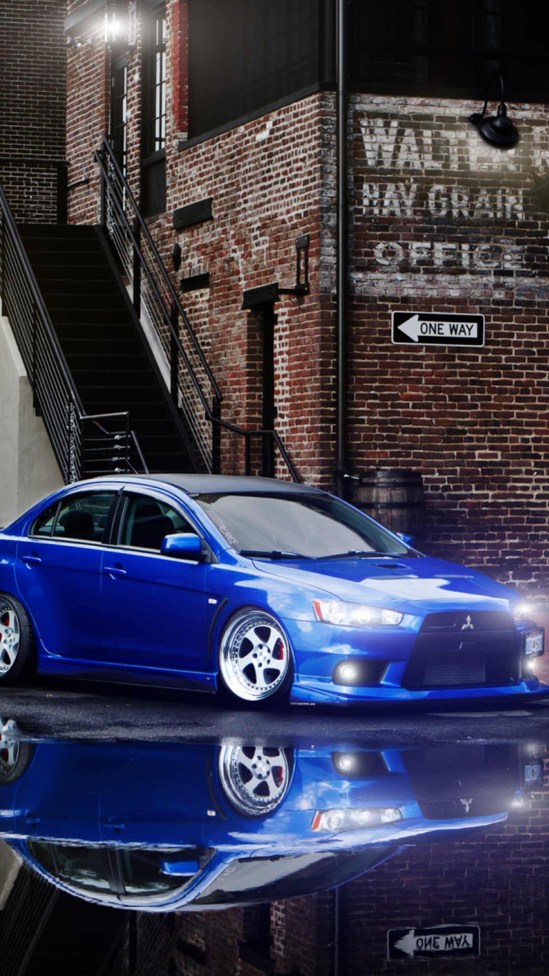 Fondo de pantalla Mitsubishi Lancer Еvo 10 1080x1920