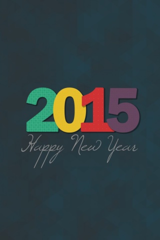 Das New Year 2015 Wallpaper 320x480