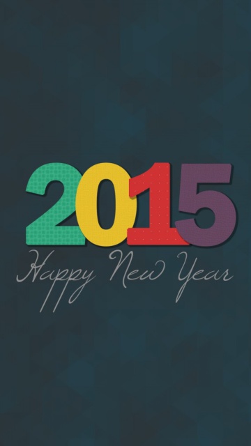 Das New Year 2015 Wallpaper 360x640