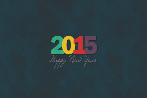 New Year 2015 wallpaper 480x320