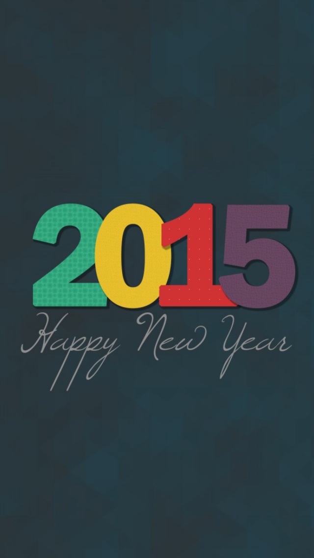 New Year 2015 wallpaper 640x1136