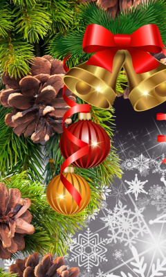 Sfondi Ways to Decorate Your Christmas Tree 240x400