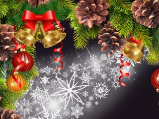 Das Ways to Decorate Your Christmas Tree Wallpaper 320x240