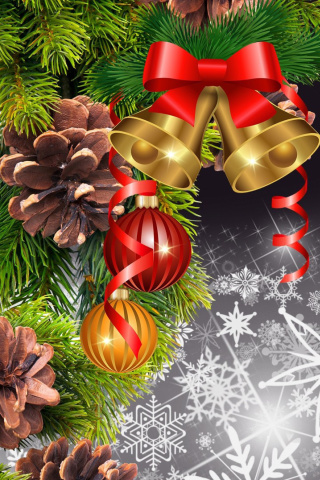 Das Ways to Decorate Your Christmas Tree Wallpaper 320x480