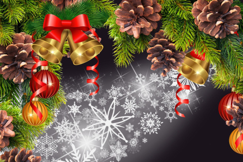 Ways to Decorate Your Christmas Tree wallpaper 480x320