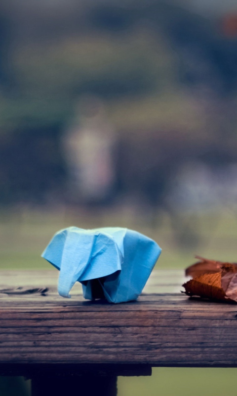 Blue Elephant Origami screenshot #1 480x800