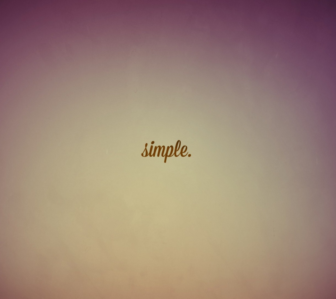 Simple wallpaper 1080x960