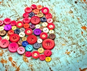Sfondi Heart of the Buttons 176x144