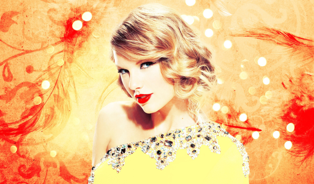 Screenshot №1 pro téma Taylor Swift In Sparkling Dress 1024x600