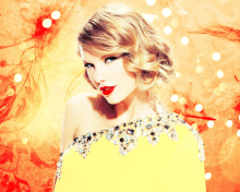Taylor Swift In Sparkling Dress wallpaper 220x176