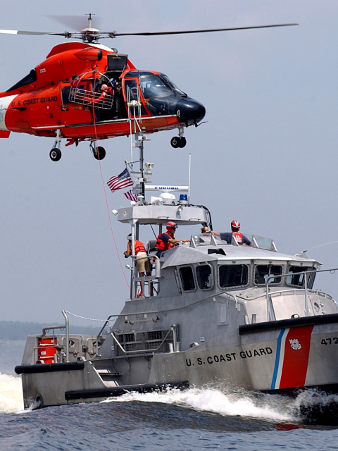 Das United States Coast Guard Wallpaper 480x640
