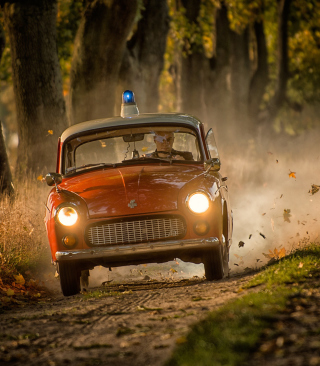 Retro Police Car - Obrázkek zdarma pro Nokia Lumia 928