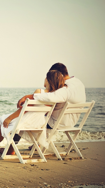 Das Romantic Beach Wallpaper 360x640