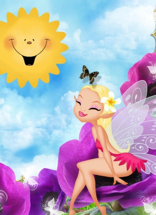 Summer Fairy sfondi gratuiti per iPhone 6