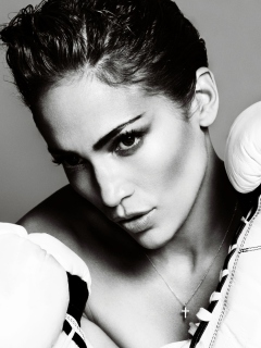 Fondo de pantalla Jennifer Lopez Boxing 240x320