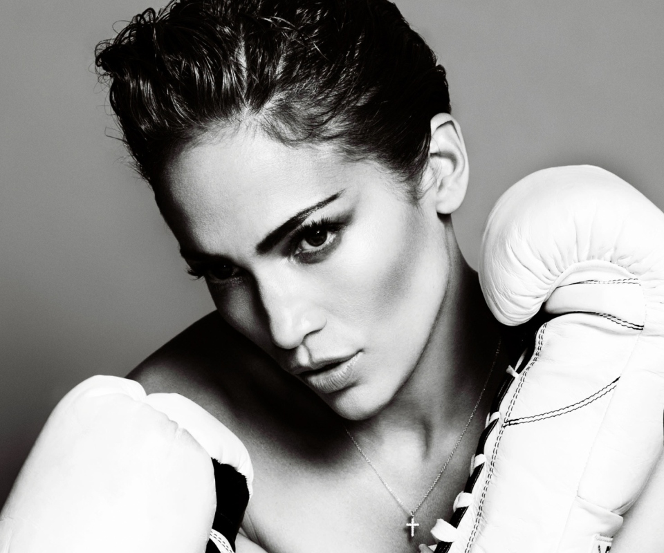 Обои Jennifer Lopez Boxing 960x800