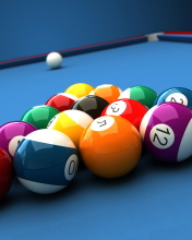 Das Billiard Pool Table Wallpaper 176x220