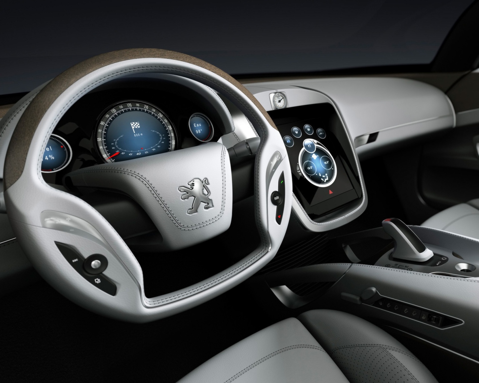 Das Peugeot 908 Rc Interior Wallpaper 1600x1280