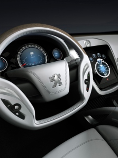 Das Peugeot 908 Rc Interior Wallpaper 240x320