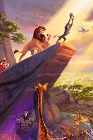 Обои The Lion King 320x480