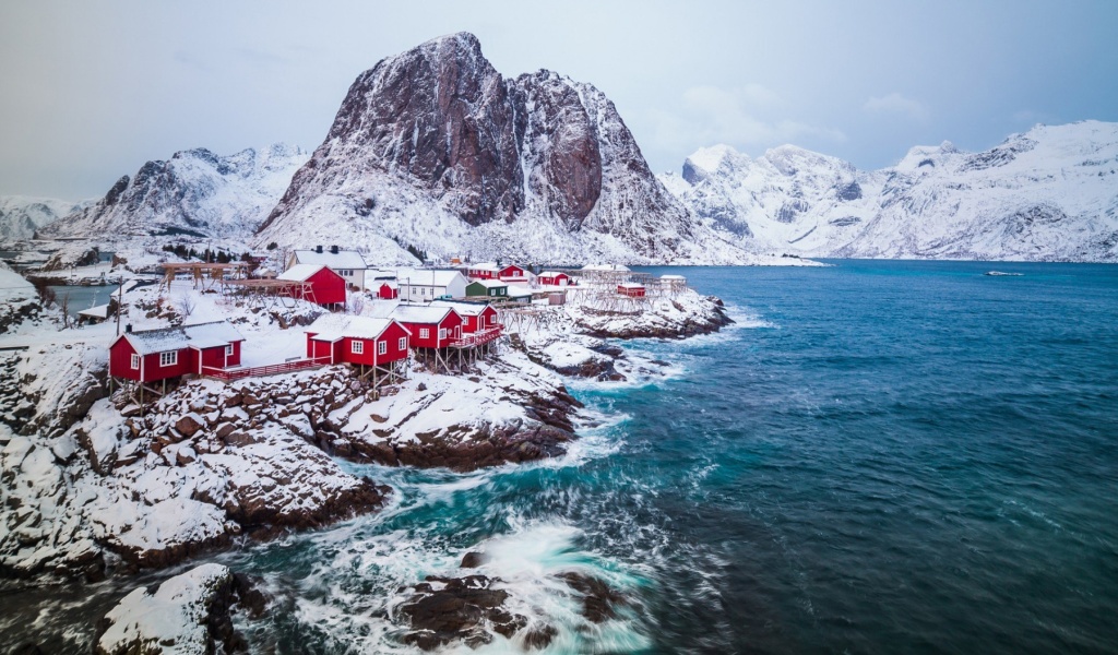 Fondo de pantalla Lofoten Islands 1024x600