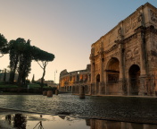 Fondo de pantalla Colosseum ancient architecture 176x144