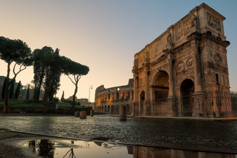 Sfondi Colosseum ancient architecture 480x320