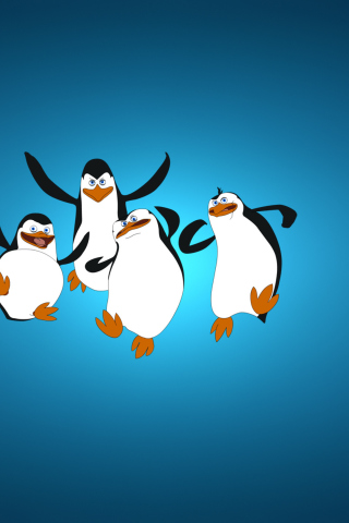 Das The Penguins Of Madagascar Wallpaper 320x480