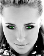 Fondo de pantalla Girl With Green Eyes 176x220