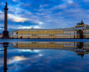 Screenshot №1 pro téma Saint Petersburg, Winter Palace, Alexander Column 176x144