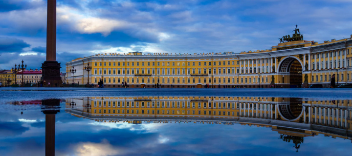 Saint Petersburg, Winter Palace, Alexander Column screenshot #1 720x320