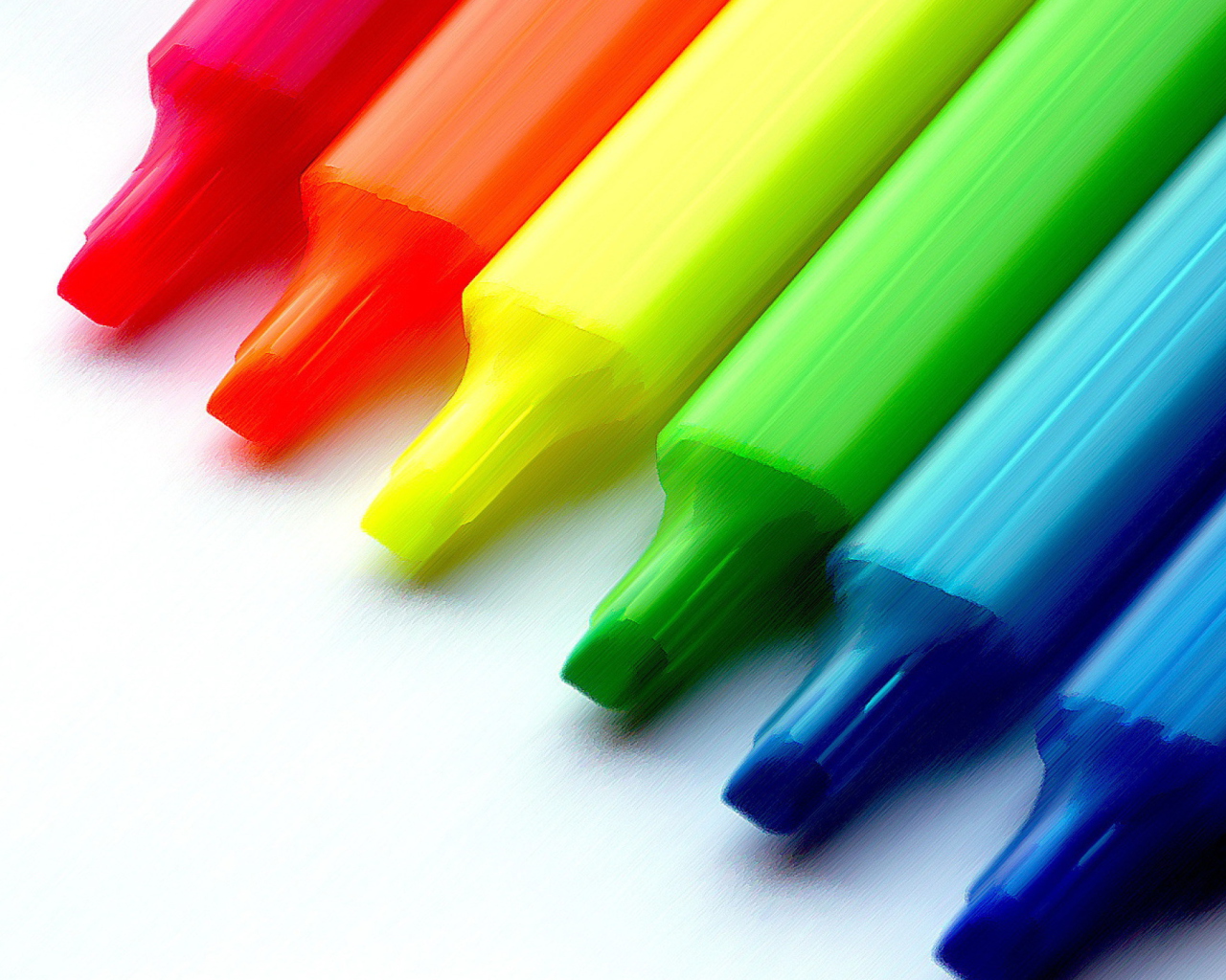 Обои Colorful Pens 1280x1024