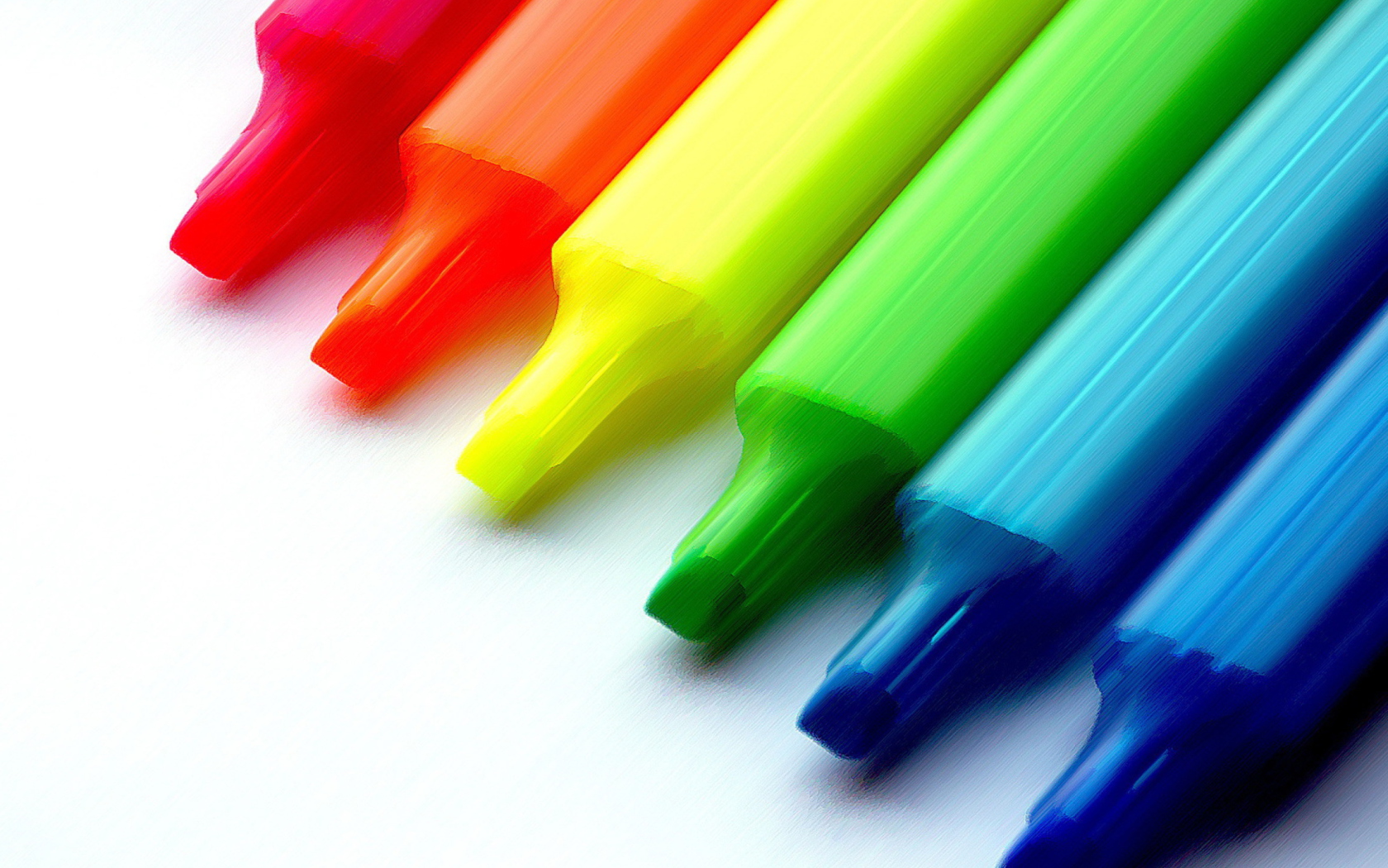 Das Colorful Pens Wallpaper 1680x1050