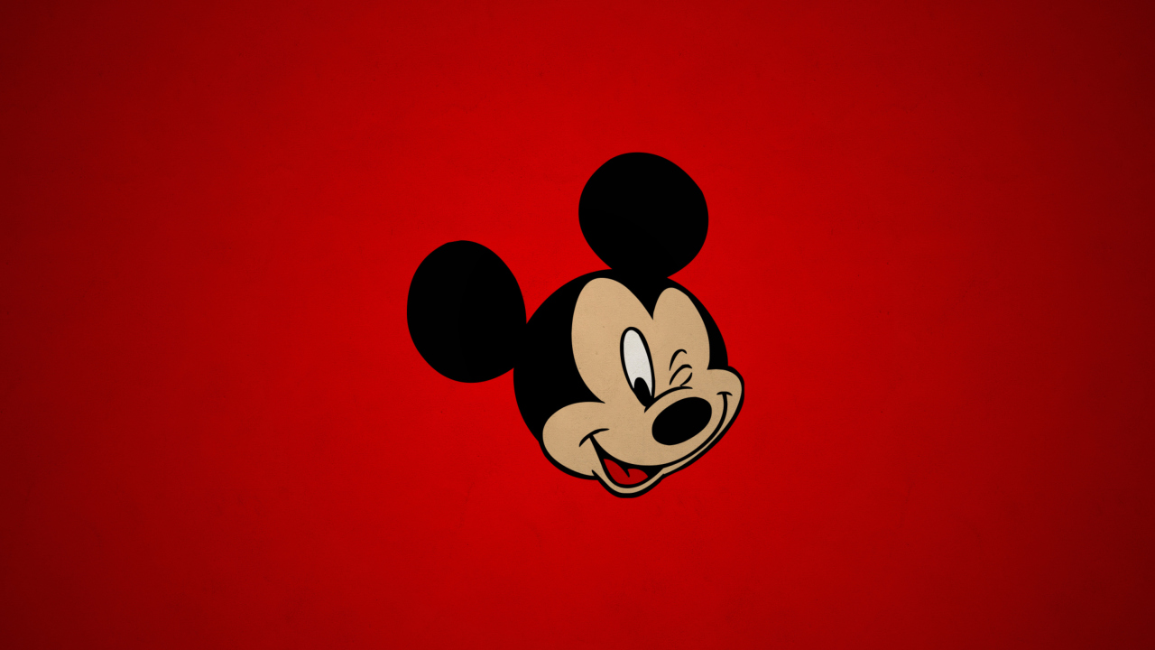 Das Mickey Red Wallpaper 1280x720