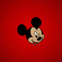 Das Mickey Red Wallpaper 128x128
