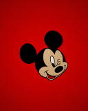 Обои Mickey Red 128x160