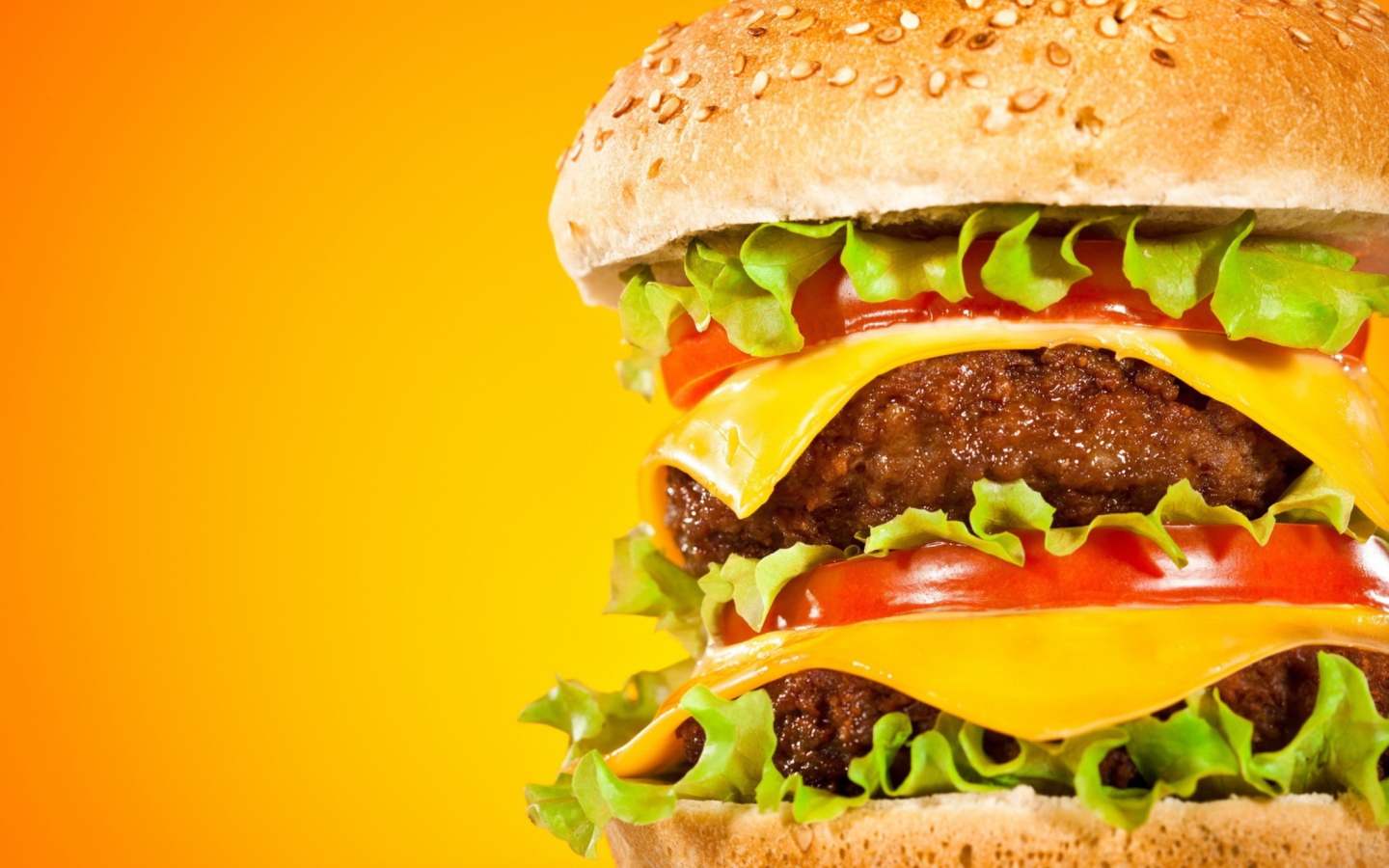 Fondo de pantalla Double Cheeseburger 1440x900
