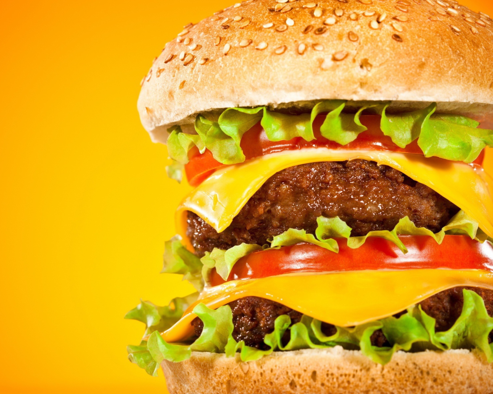 Double Cheeseburger wallpaper 1600x1280