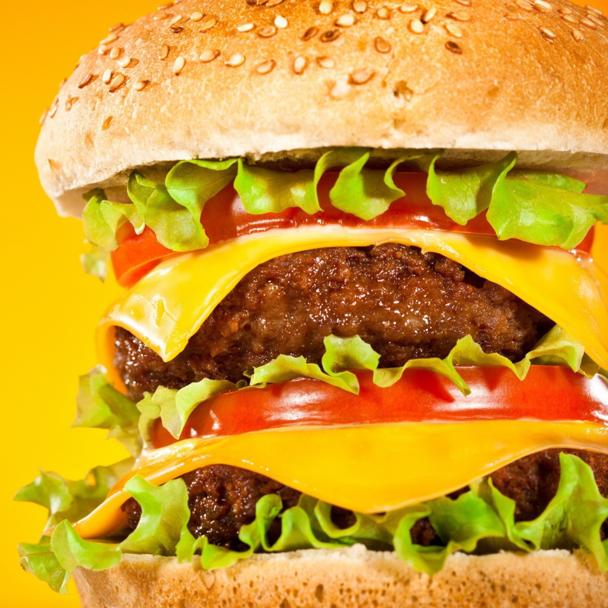 Das Double Cheeseburger Wallpaper 2048x2048