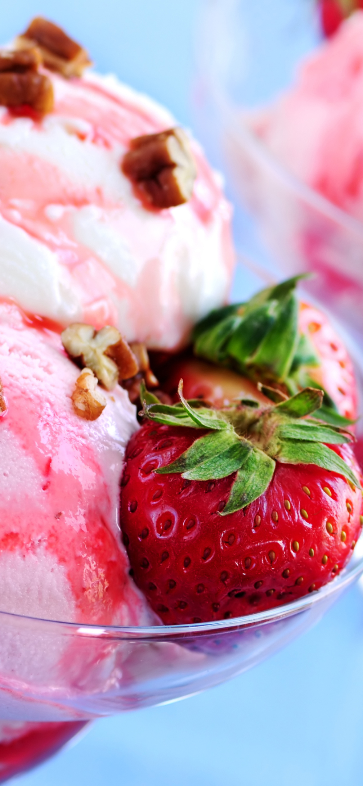 Screenshot №1 pro téma Strawberry Ice Cream 1170x2532
