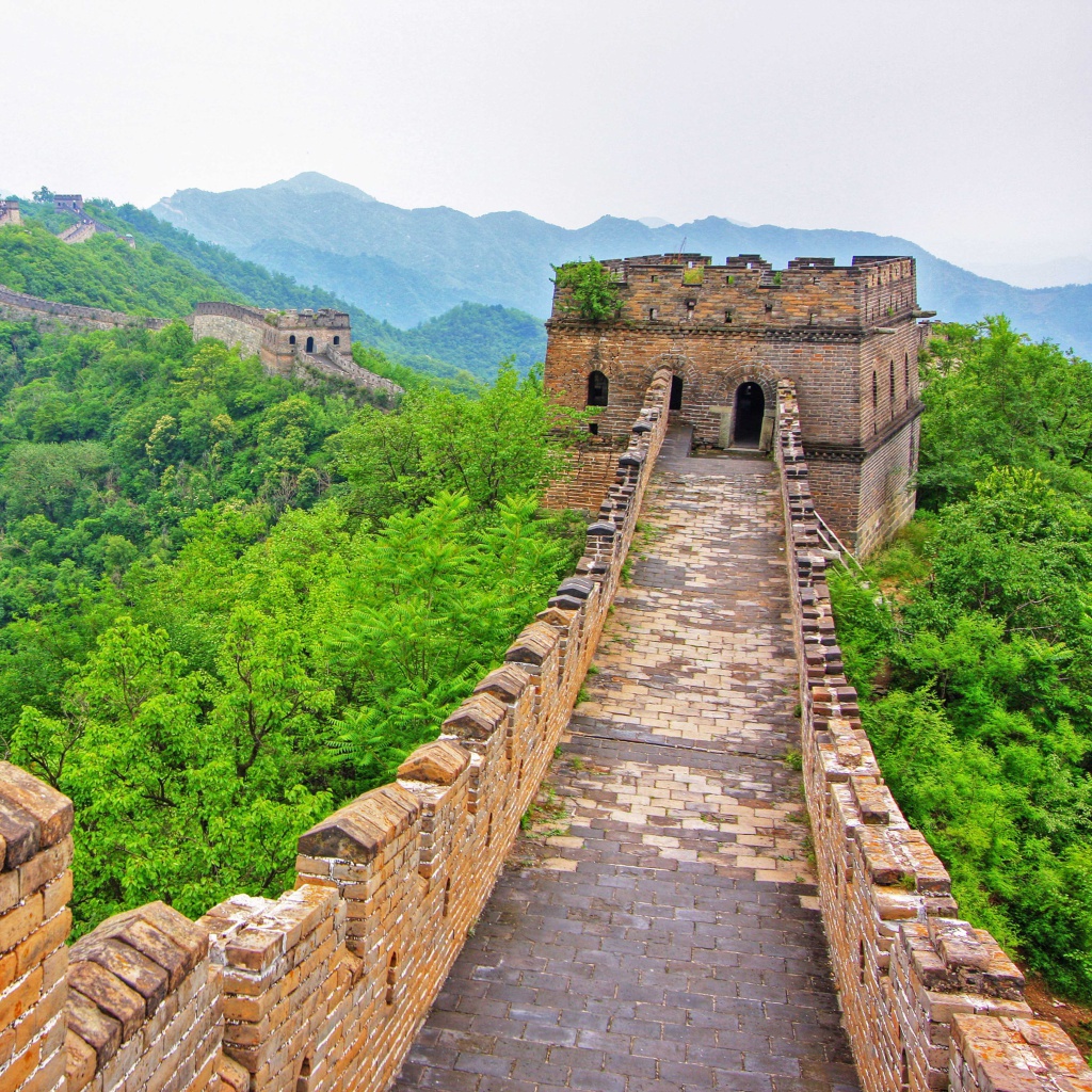 Обои Great Wonder Wall in China 1024x1024
