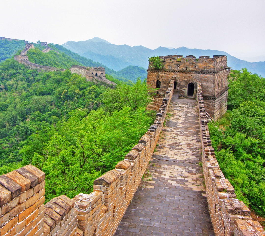 Обои Great Wonder Wall in China 1080x960