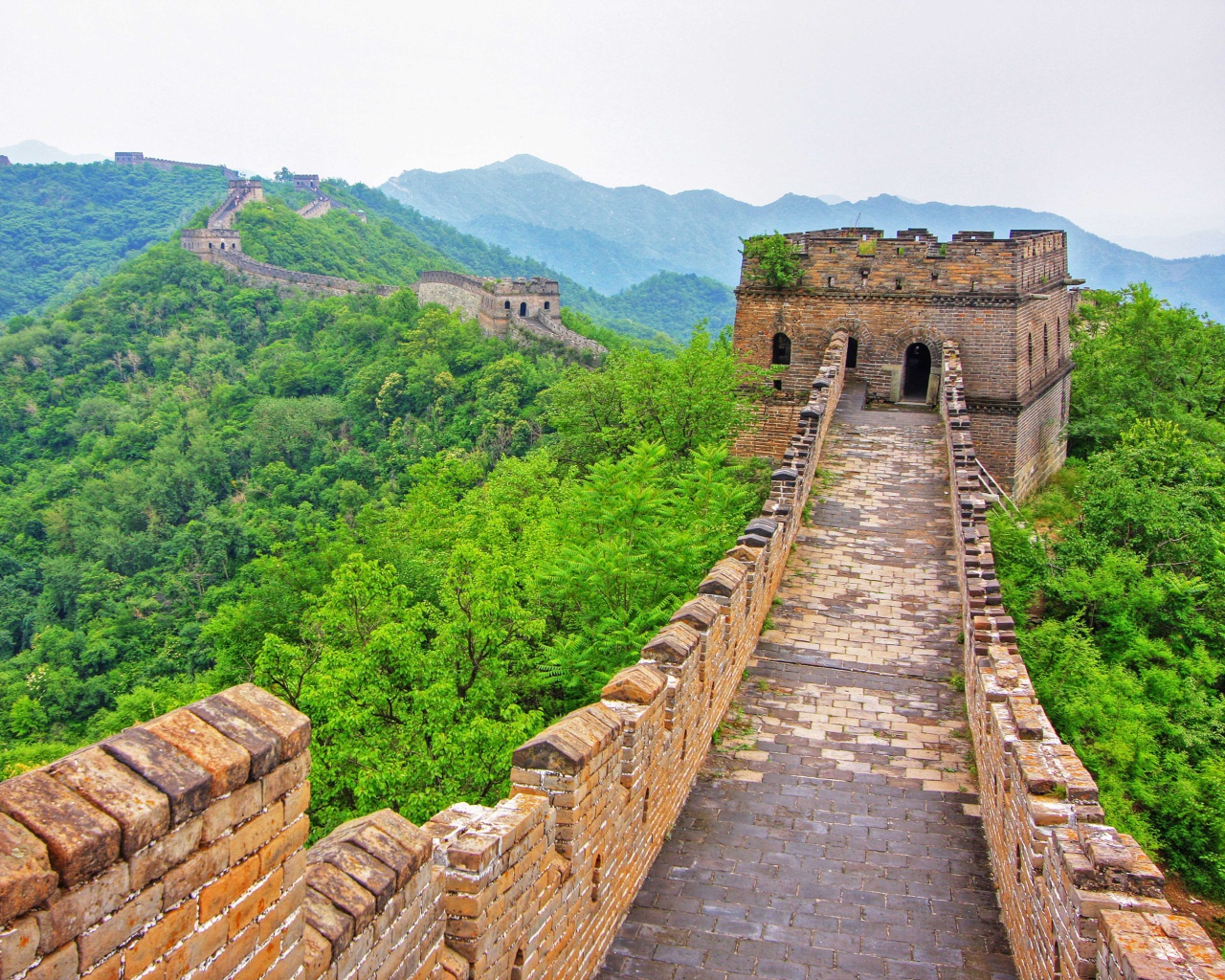 Great Wonder Wall in China wallpaper 1280x1024