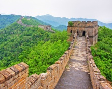Das Great Wonder Wall in China Wallpaper 220x176