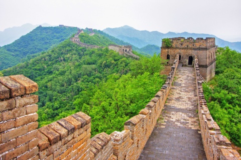 Das Great Wonder Wall in China Wallpaper 480x320