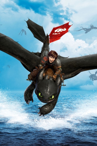 2014 How To Train Your Dragon wallpaper 320x480