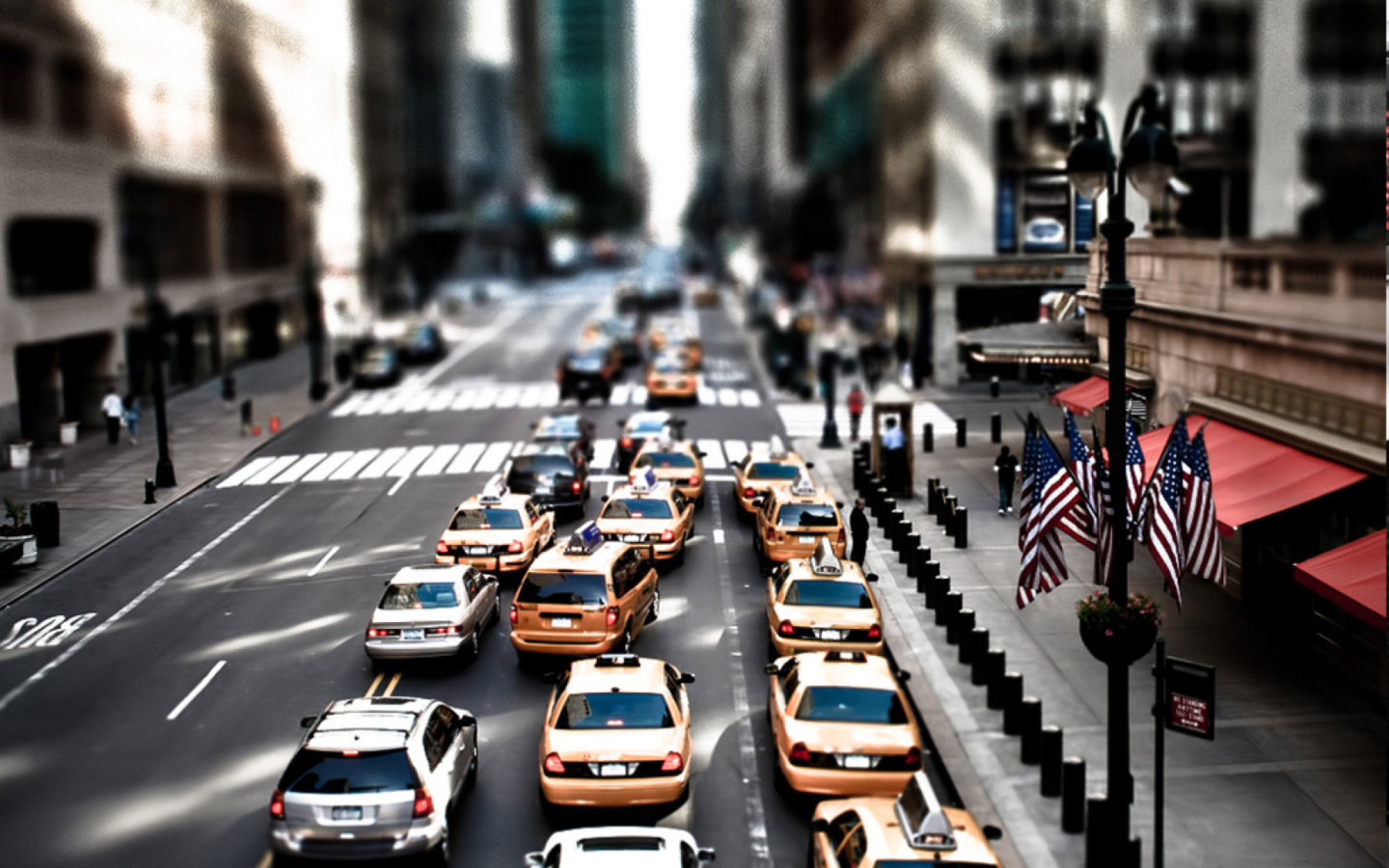 Fondo de pantalla New York Street 1440x900
