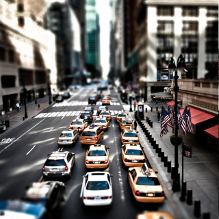 New York Street Background for 1024x1024